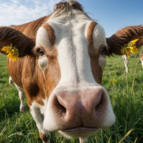 Photorealistic, a cow in