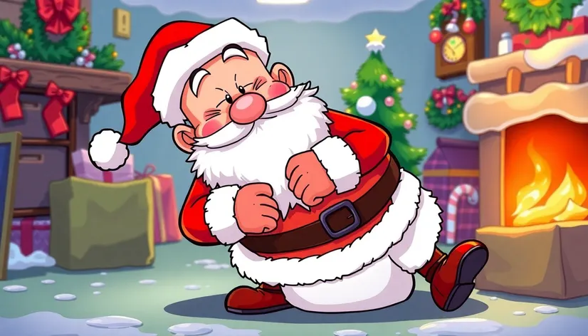 santa claus pooping