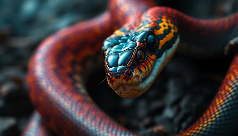 golden lancehead viper snake