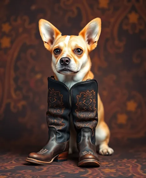 dog cowboy boots