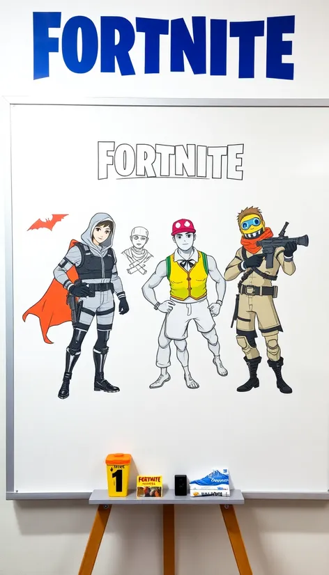 fortnite drawing on whiteboard