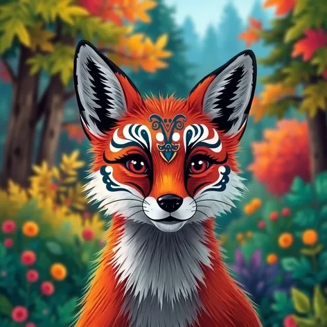 face paint fox easy