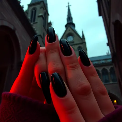 dark nails