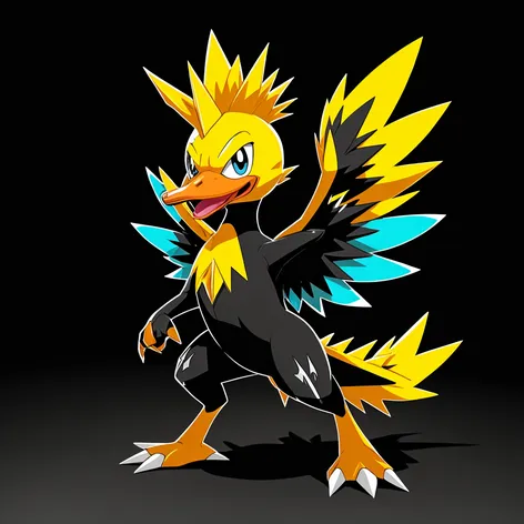 electric type fierce duck