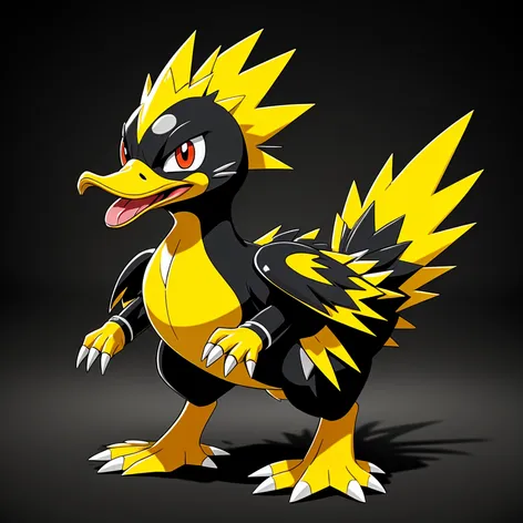 electric type fierce duck