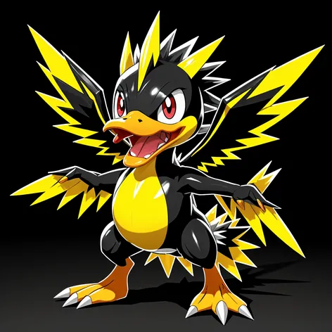 electric type fierce duck