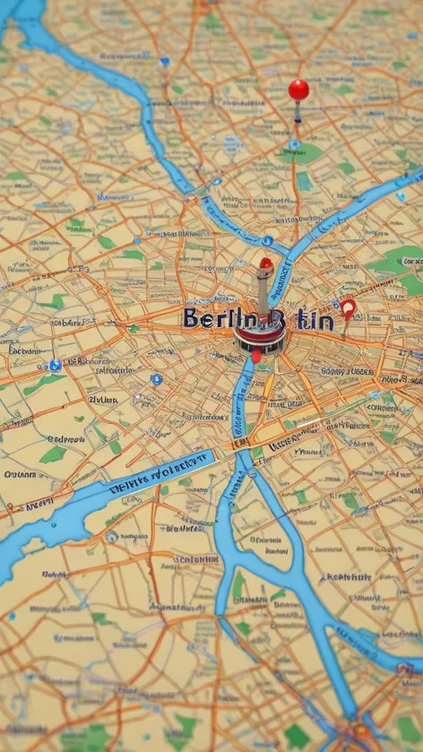 berlin on map