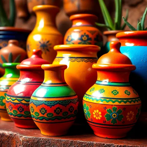 mexican clay pots