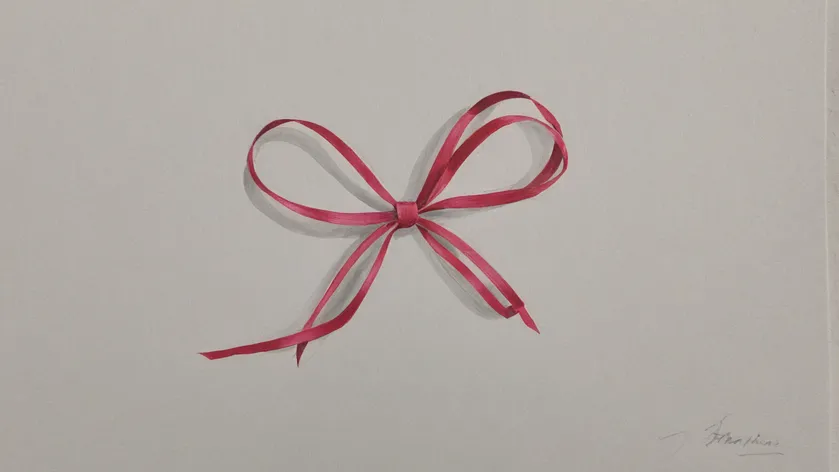 ribbon drawing