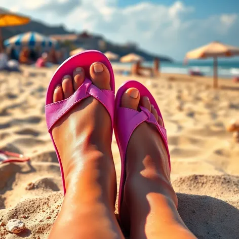 pink colour sandals