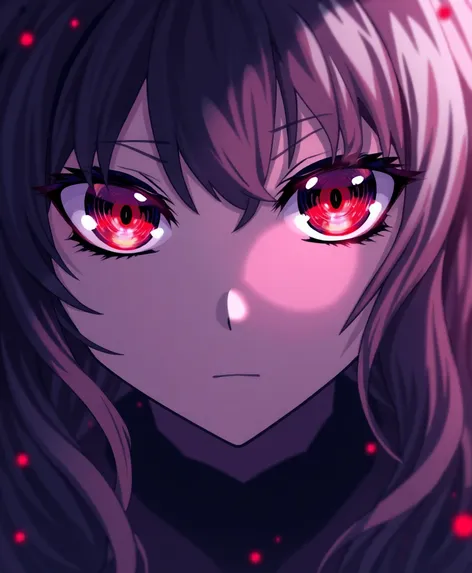 anime red eyes