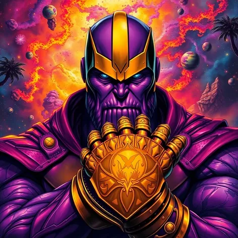 thanos with infinity gauntlet