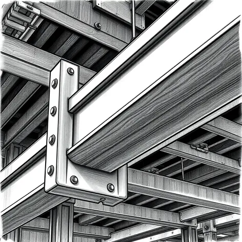 wide flange beam drawing