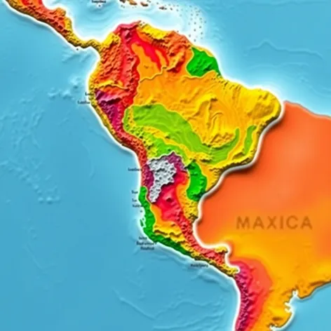 map of mexico and