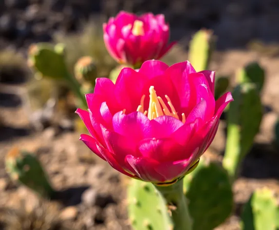 prickly pear cactus flower