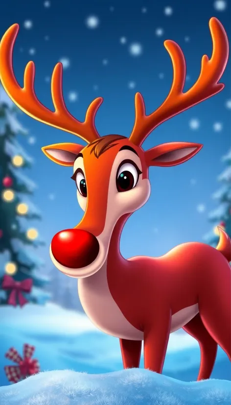 rudolph cartoon pics