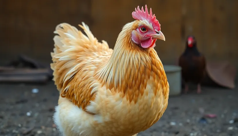 cream legbar hen