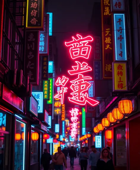 neon hanzi