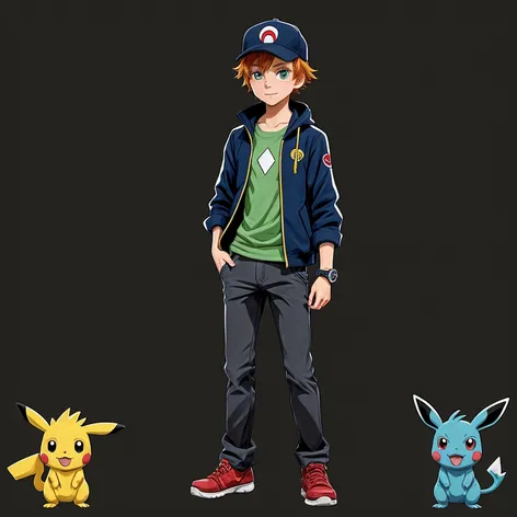 a boy Pokemon trainer