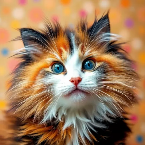 calico cat hair afro