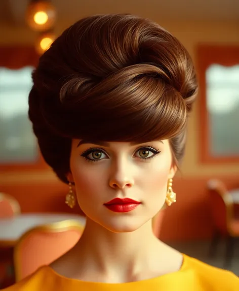 bouffant 1960s beehive