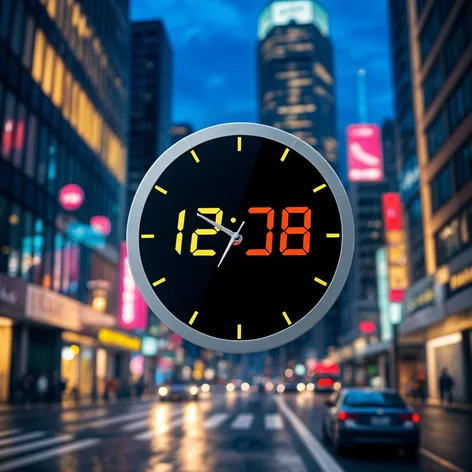 digital wall clock