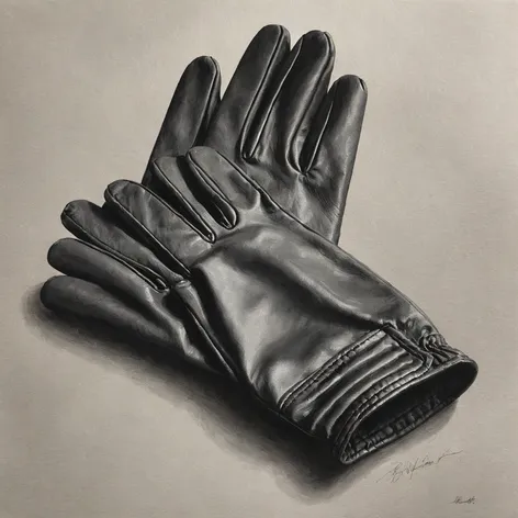 gloves drawing