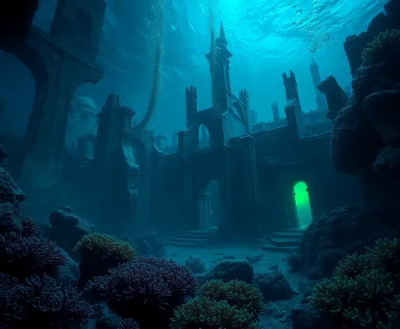 dead underwater background