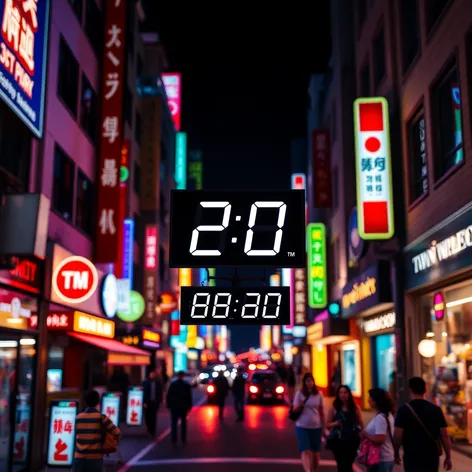 20 second pedestrian countdown