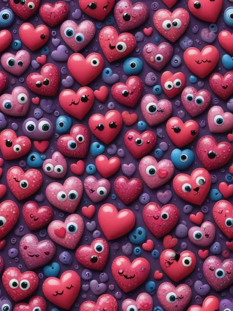 hearts with eyes