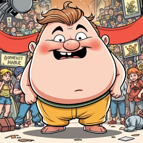 fat cartoon