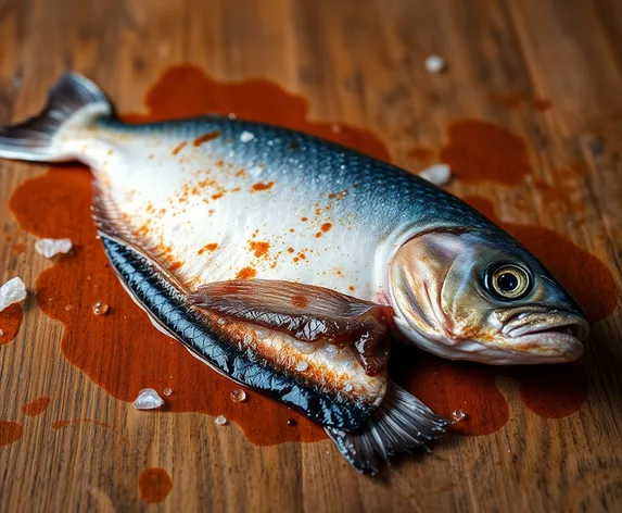 splatter when drying fish