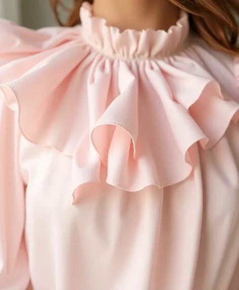 ruffle blouse