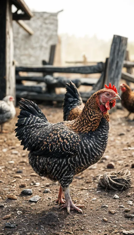 barred rock chickens