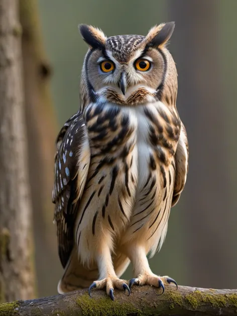 owl standing up