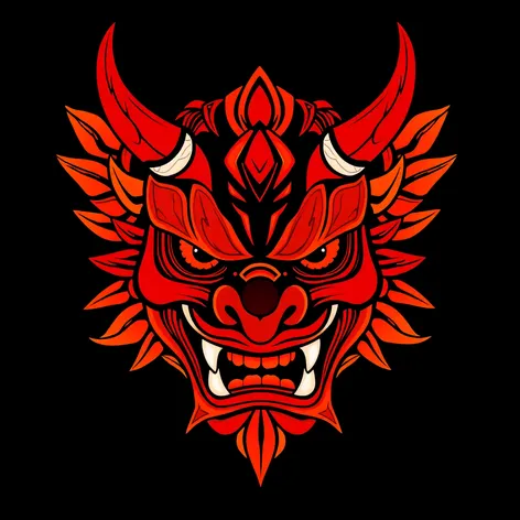 japanese oni demon mask