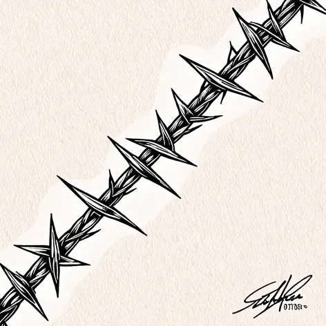 barbed wire tattoo