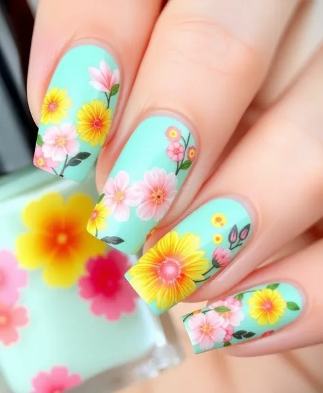 spring color nails