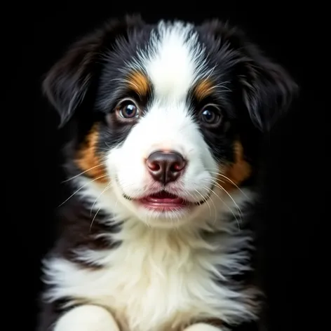 black and white aussie