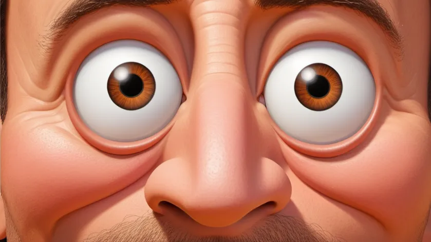 big nose cartoon