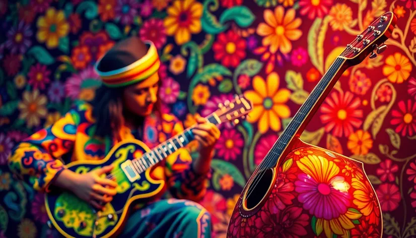 hippie instruments clip art