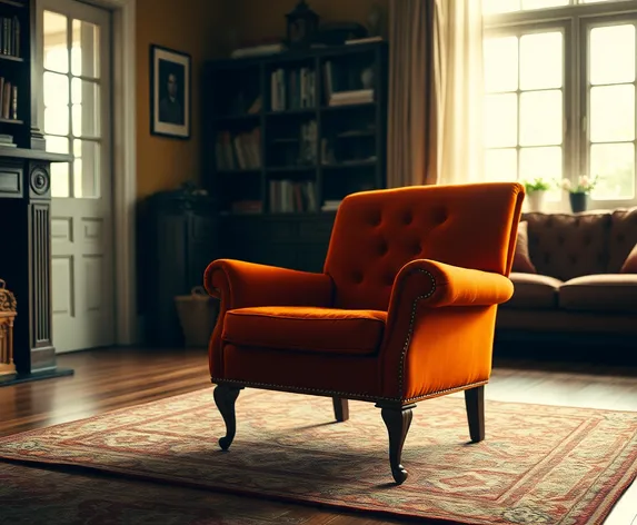 orange chair