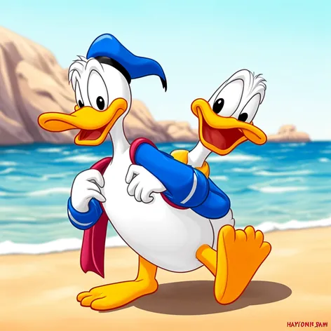 donald duck, undressing, donald,