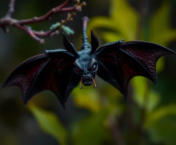 black bat flower