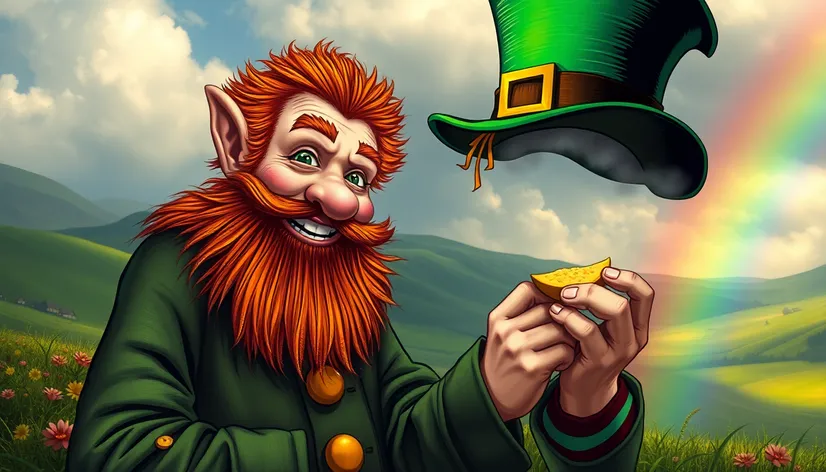 leprechaun eating