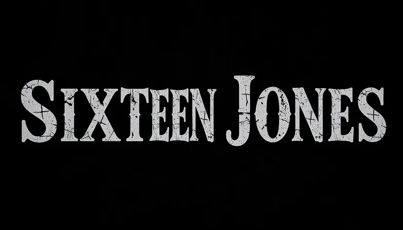 sixteen jones