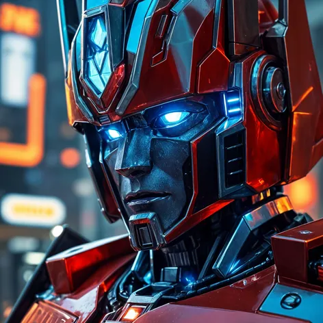 Red and blue, Optimus