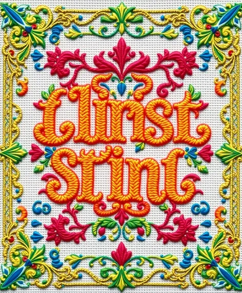 cross stitch font