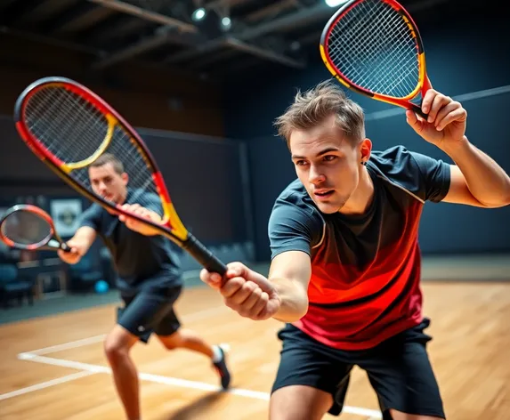 racquetball promo shots