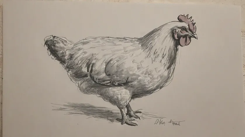 chicken sketch